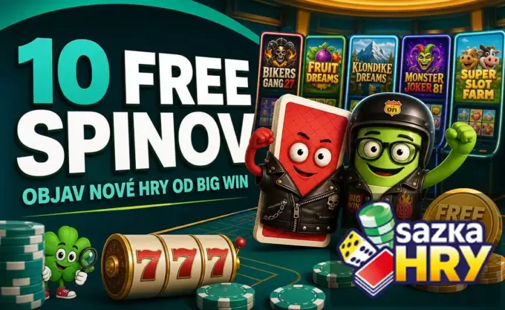 10 free spinov v SazkaHry