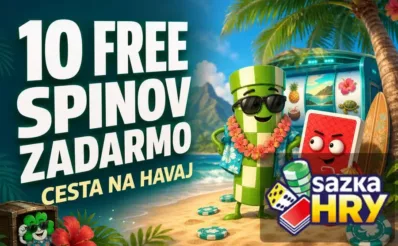 10 free spinov ZADARMO v SazkaHry