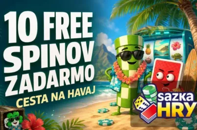 Získaj 10 pondelkových free spinov ZADARMO v SazkaHry