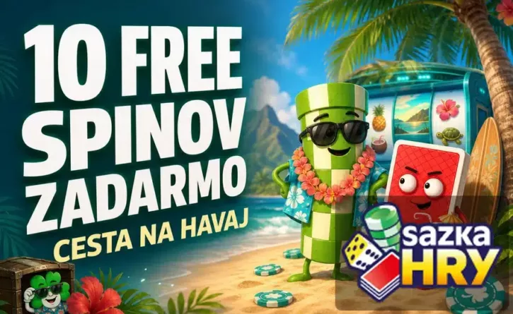 10 free spinov ZADARMO v SazkaHry