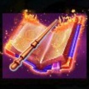 Symbol SCATTER symbol automatu Power of Merlin Megaways od Pragmatic Play