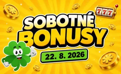sobotné bonusy 22.8.2026