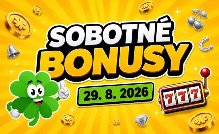 sobotné bonusy 29.8.2026