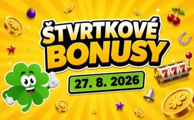 štvrtkové bonusy 27. 8. 2026
