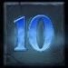 Symbol Číslo 10 automatu Power of Merlin Megaways od Pragmatic Play