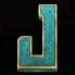 Symbol Písmeno J automatu Red Hot Luck od Pragmatic Play