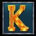 Symbol Písmeno K automatu Pompeii Megareels Megaways od Pragmatic Play