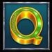 Symbol Písmeno Q automatu Pompeii Megareels Megaways od Pragmatic Play