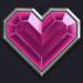 Symbol Srdce automatu Wild Diamonds 25 od Tech4bet