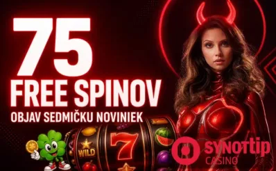 75 free spinov v Synottipe