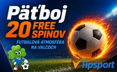 20 free spinov v Tisporte