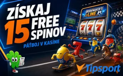15 free spinov v Tipsporte