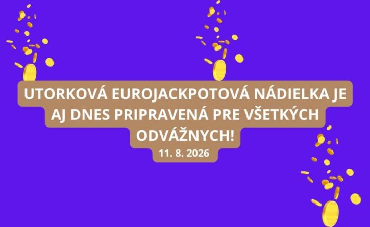 Utorkové žrebovanie Eurojackpotu