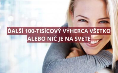 Nový výherca je zo západu