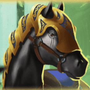 Symbol WILD symbol čierny kôň automatu Super Amazons od Tech4bet