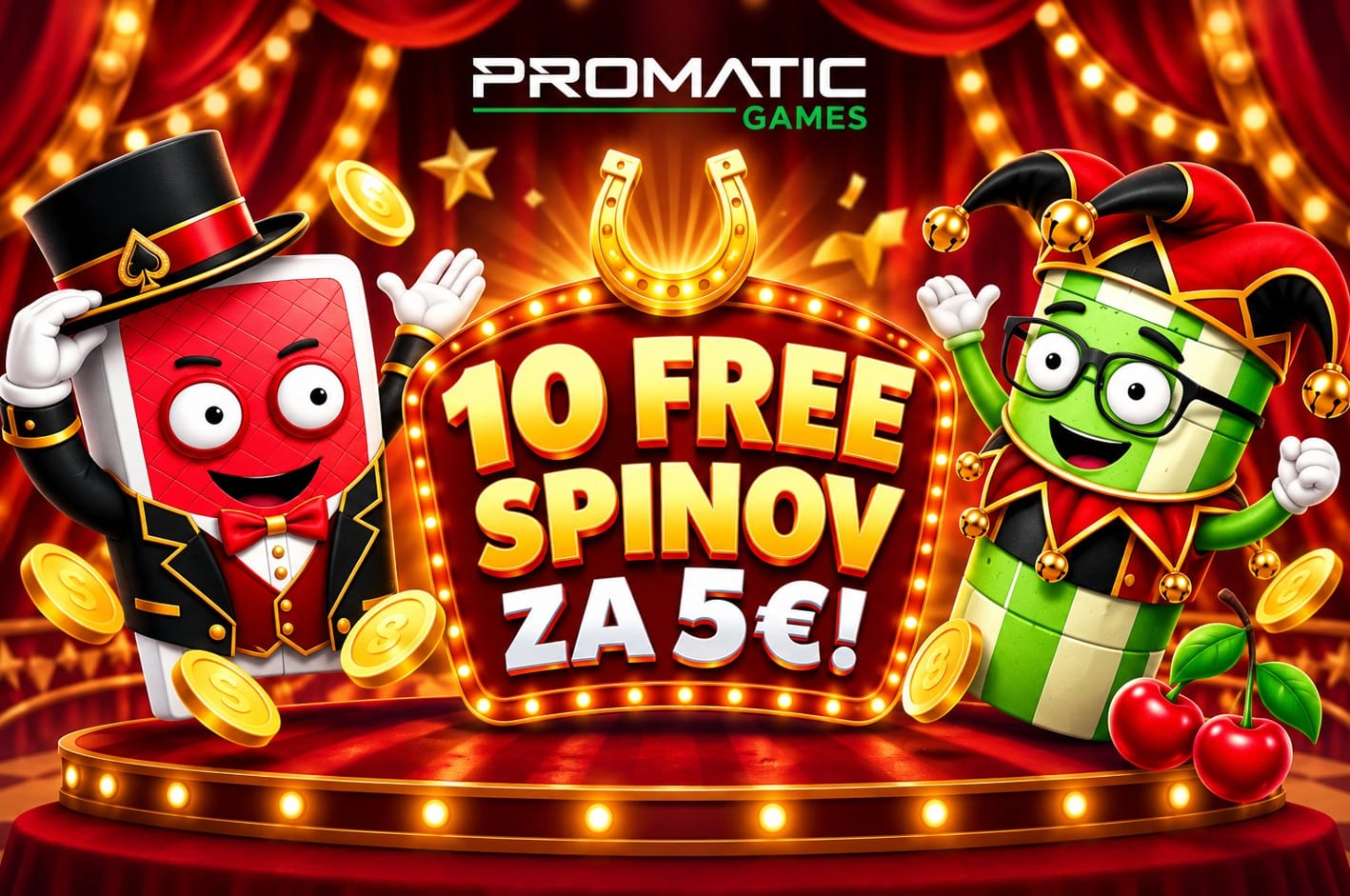 10 free spinov v Sazkahry kasíne