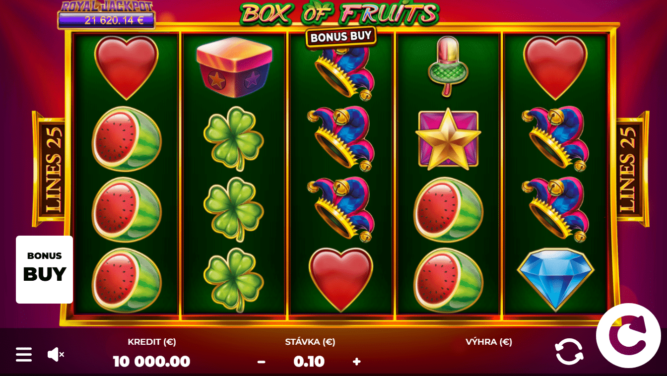 Box of fruits bonus buy automat