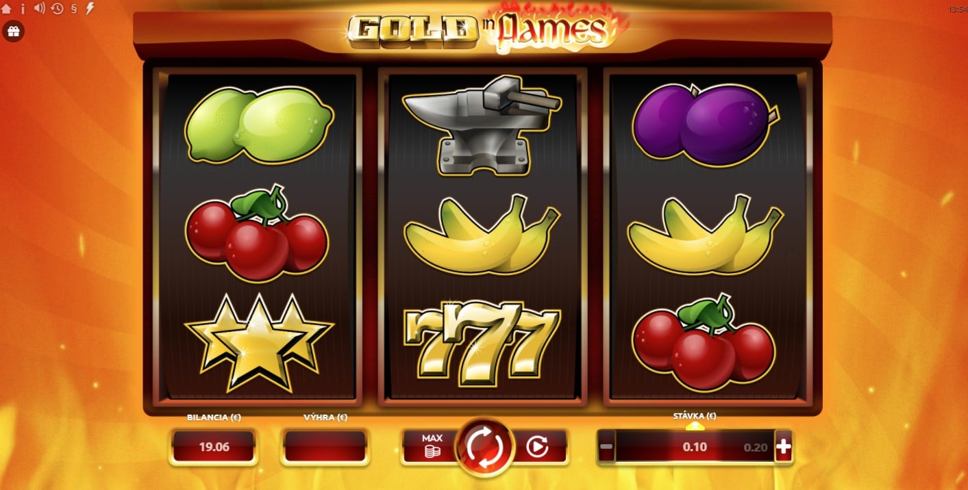 Gold in Flames automat