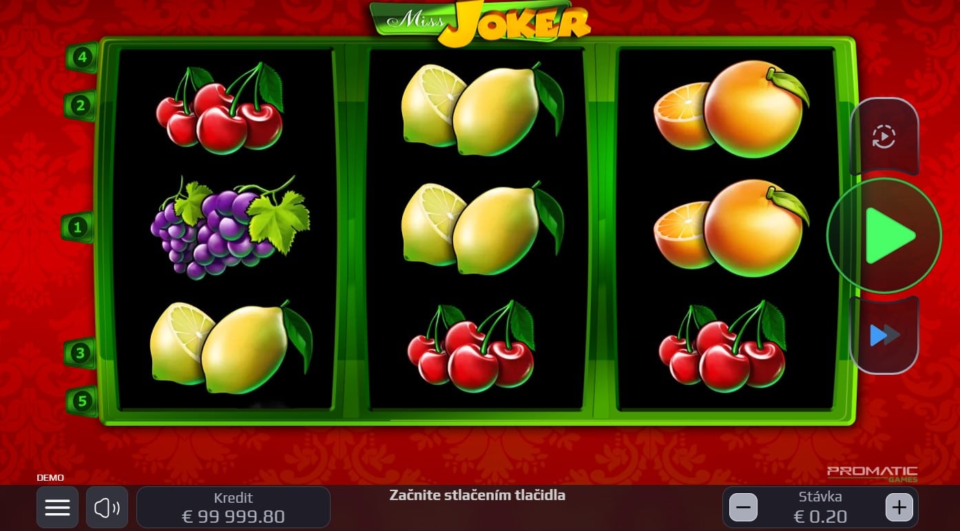 Miss joker automat