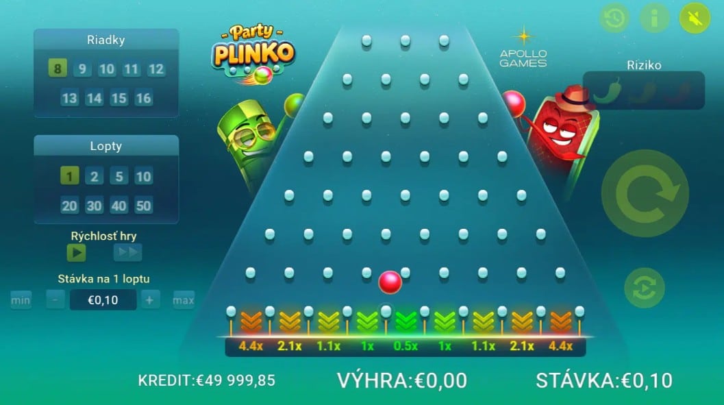 Party Plinko v Sazkahry kasíne