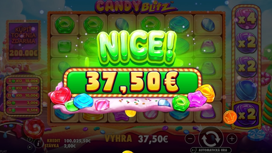 Téma a symboly Candy Blitz