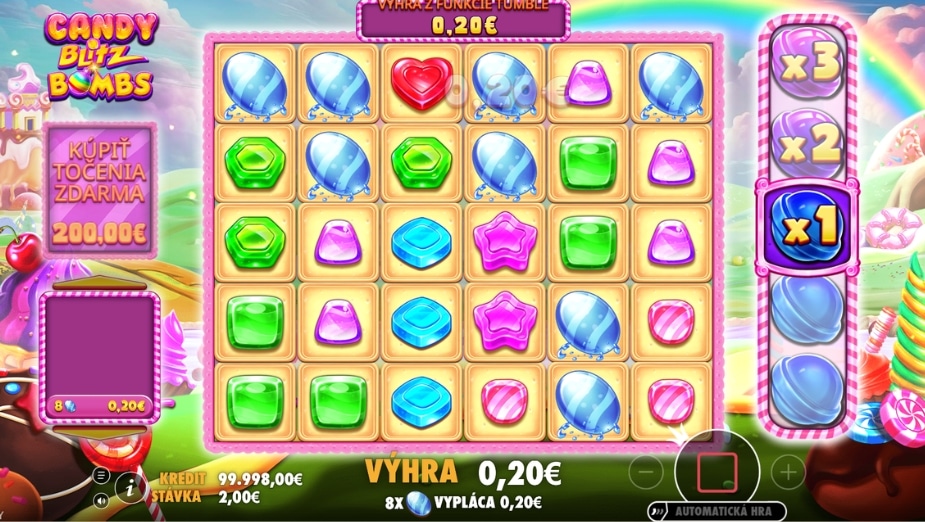 Téma a symboly Candy Blitz Bombs