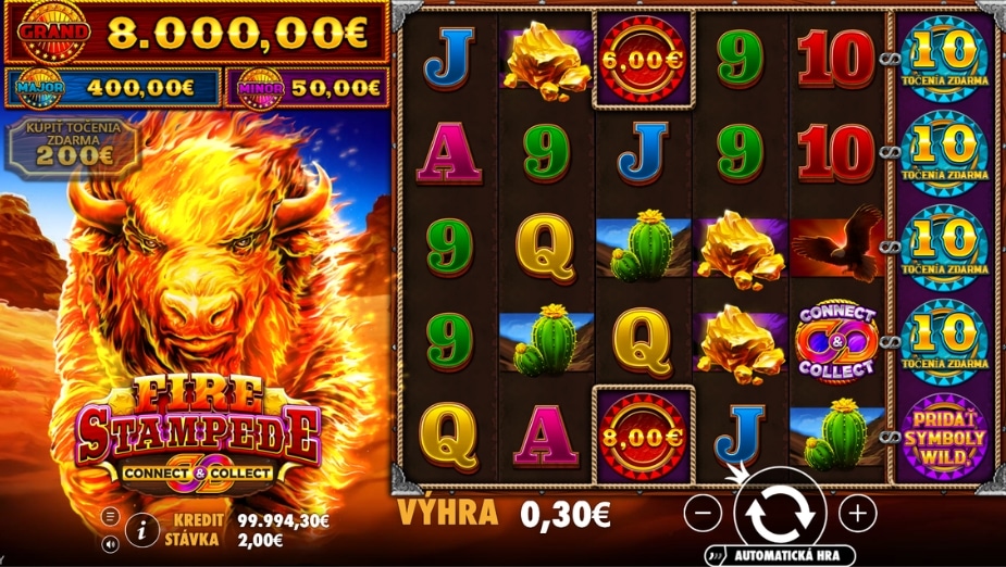 Téma a symboly Fire Stampede