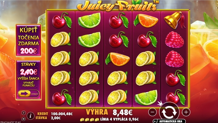 Téma a symboly Juicy Fruits