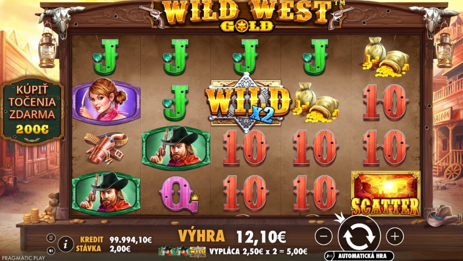 Téma a symboly Wild West Gold