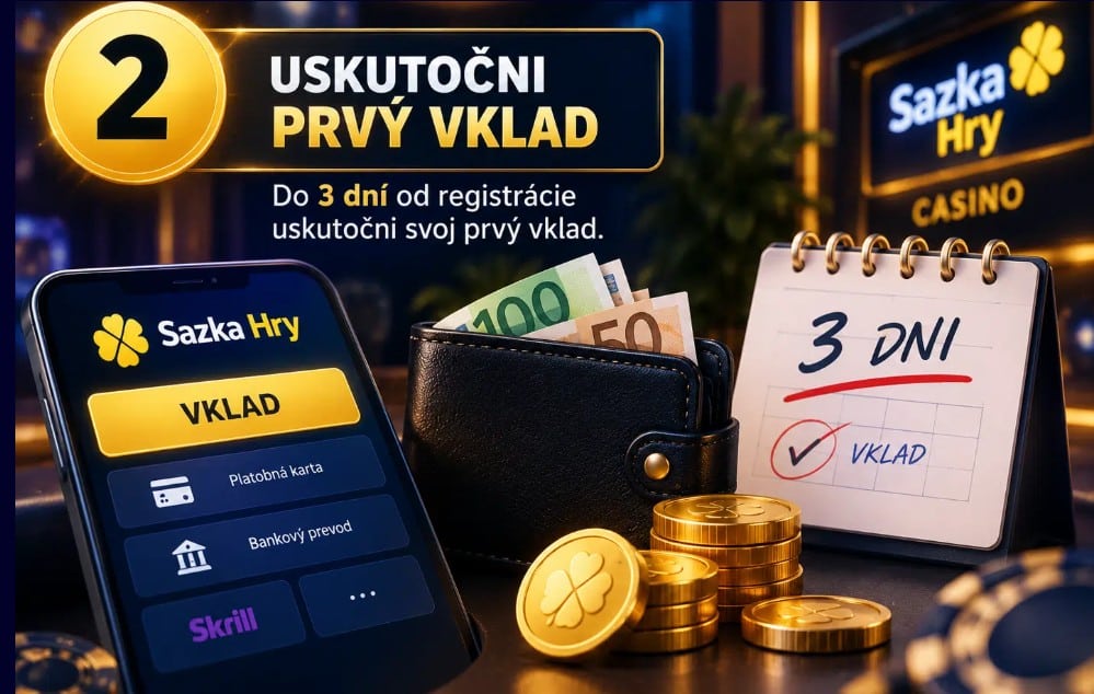Uskutočni prvý vklad v Sazkahry