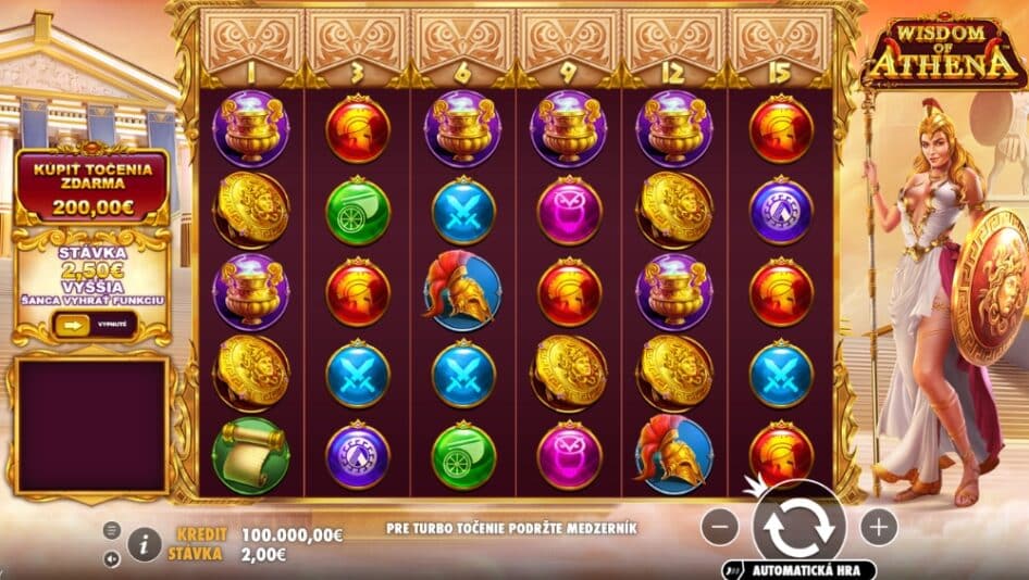 Wisdom of Athena od Pragmatic Play
