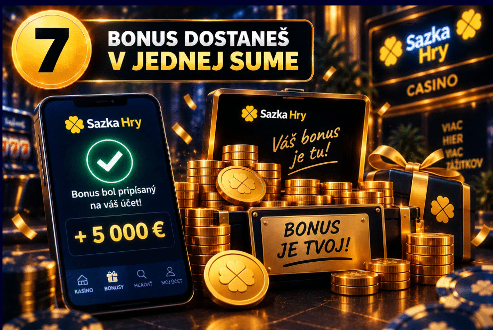 bonus dostanes v jednej sume v Sazkahry
