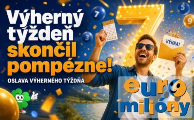 Euromiliónová výhra zavŕšila výherný týždeň