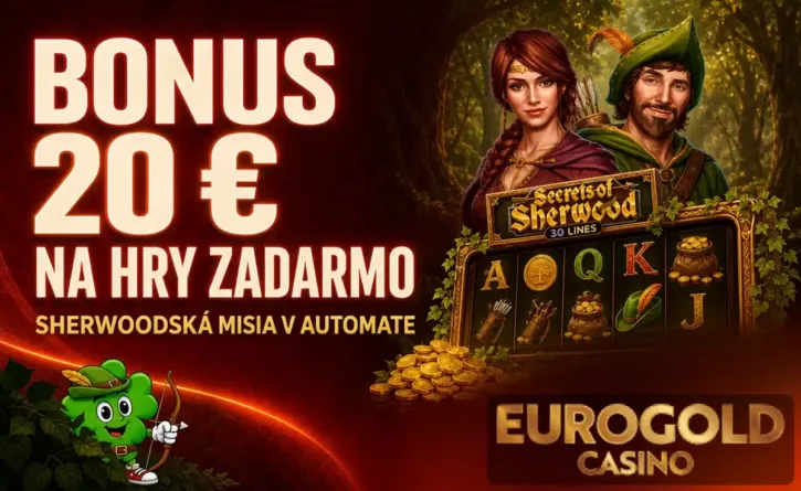 Bonus 20 € v Eurogolde
