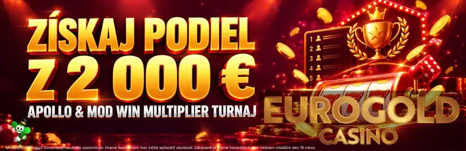 Turnaj Apollo a MOD o 2000 € v Eurogolde