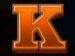 Symbol Písmeno K automatu Fire Stampede od Pragmatic Play