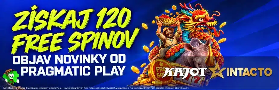 120 free spinov v KajotIntacto