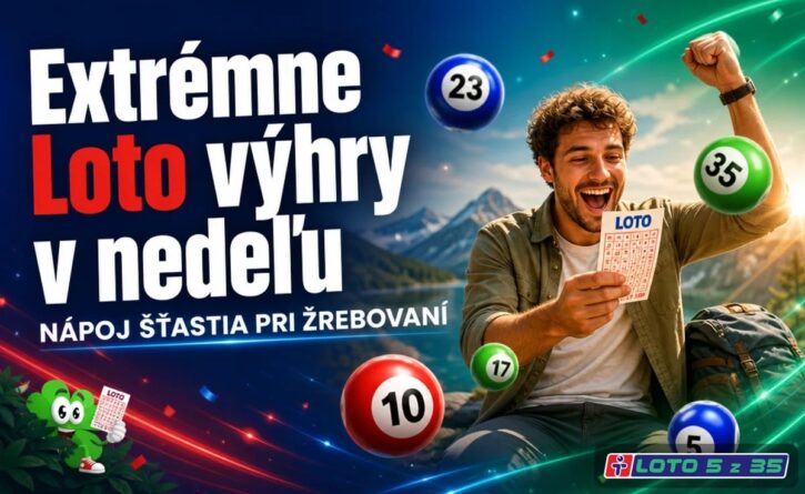 Loto výhry v nedeľu