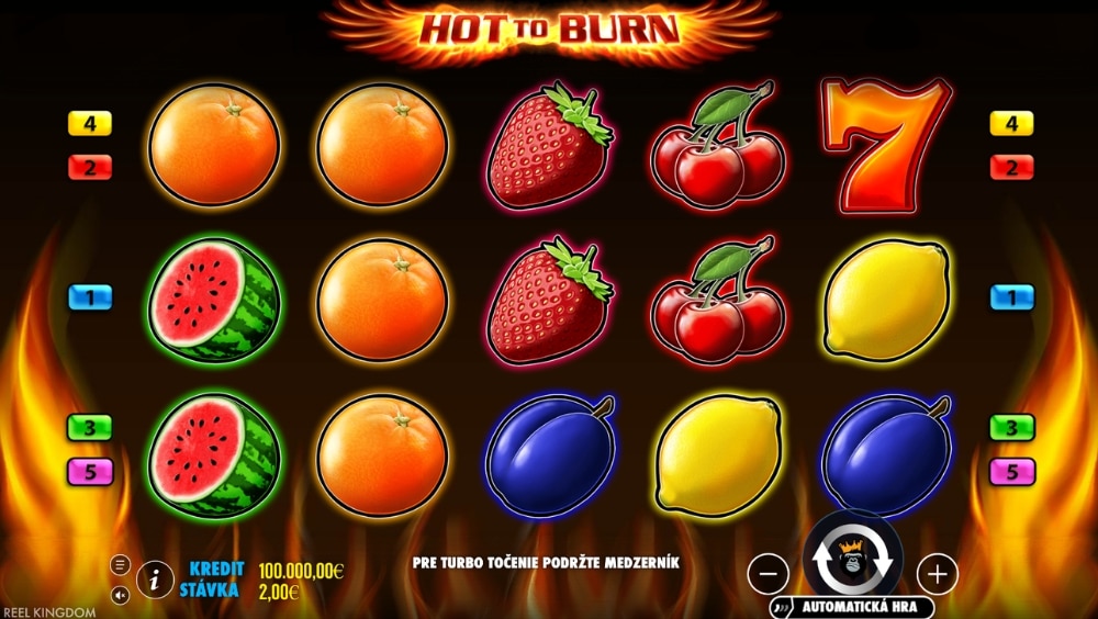 online automat Hot to Burn