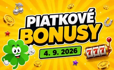 piatkové bonusy 4.9.2026
