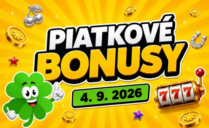 piatkové bonusy 4.9.2026