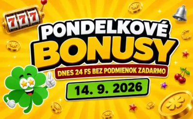 Pondelkové bonusy 14. 9. 2026