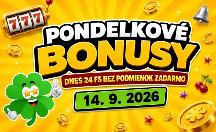 Pondelkové bonusy 14. 9. 2026