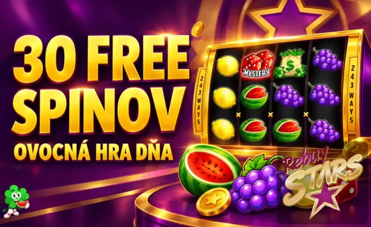 30 free spinov v Rebuy Stars