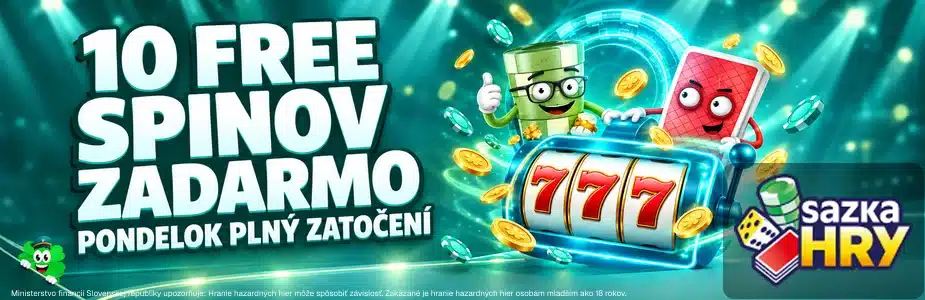 10 free spinov v SazkaHry