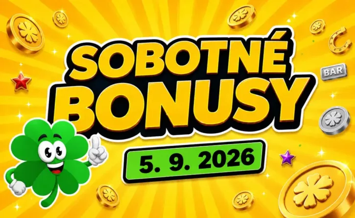 sobotné bonusy 5.9.2026