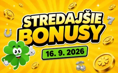 Stredajšie bonusy 16. 9. 2026
