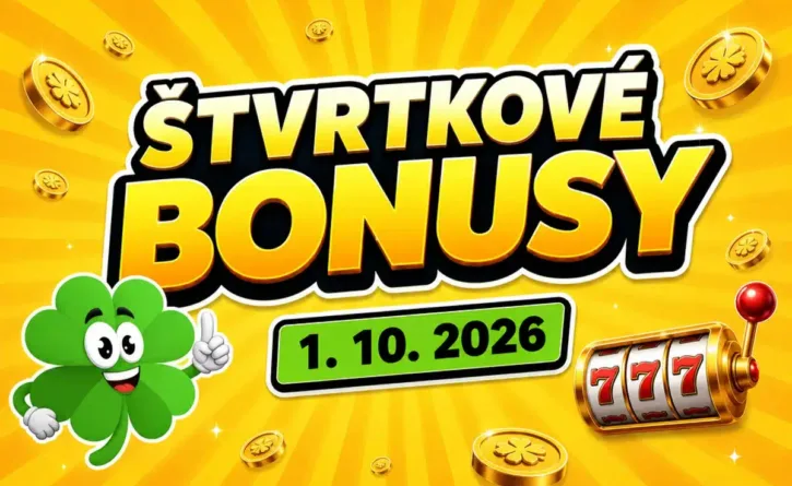 štvrtkové bonusy dnes 1.10.2026