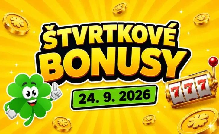 štvrtkové bonusy 24.9.2026