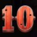 Symbol Číslo 10 automatu Wild West Gold od Pragmatic Play